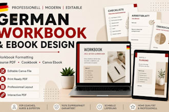 proofread german workbook cookbook course masterclass workbook book tyepsetting