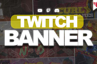 create unique banners for twitch