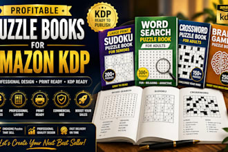 design kids profitable puzzle books for amazon kdp