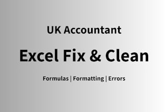 clean, fix and format your excel spreadsheet
