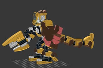 create custom lego mechs and creatures