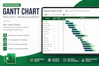 do excel and google sheet gantt chart