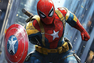 do a superhero comic