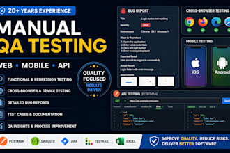 professional QA testing for web and mobile apps