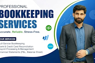 handle bookkeeping, cleanup data and bank reconciliation in quickbooks and excel