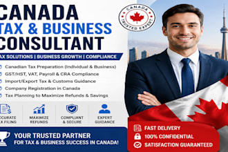 register your canadian company and handle gst hst, tax, import export compliance