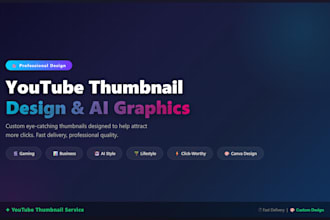 create youtube thumbnails and ai graphics