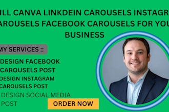 canva linkdeln carousels facebook carousels instagram carousels