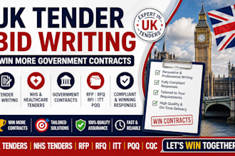 write winning uk tender bid proposal, nhs tender, rfp rfq response