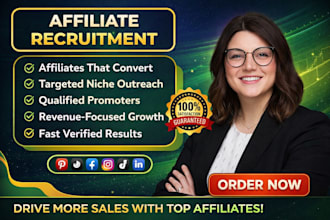 affiliate recruitment program link promotion boost signup and sales