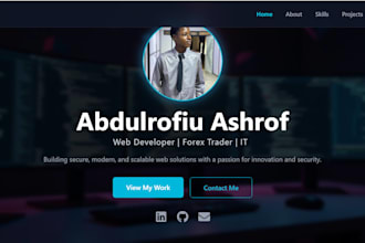 build custom web app