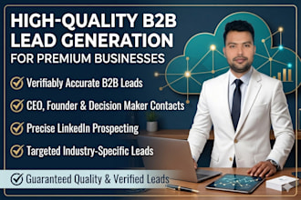 tergeted lead generation build prospect email list linkedin