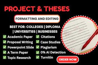 format, proofread, and humanize your academic paper, essay, and project reports