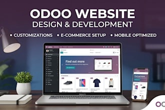 design and develop a professional odoo website