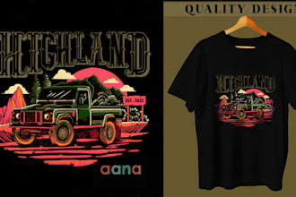 do vintage t shirt, typography and modern design