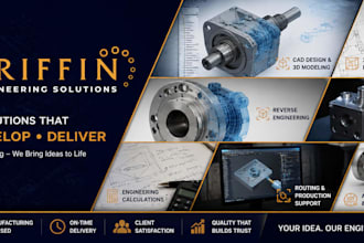 create professional mechanical cad designs for manufacturing