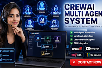 create custom crewai langgraph autonomous multi ai agents
