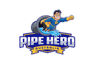 create an iconic top quality logo for australian pipe saving