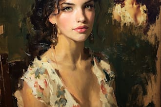 paint a real oil painting
