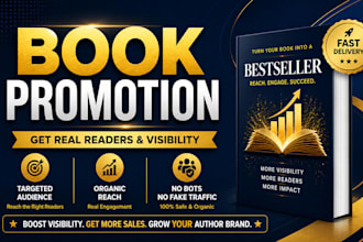 promote your book for visibility,branding and increase sales