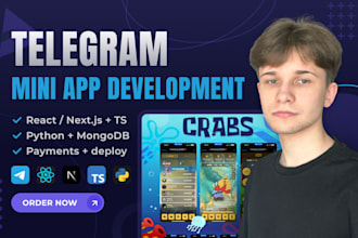 develop a telegram mini app for your business
