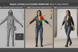 rig mesh character for second life bento vrchat avatar hair rig physbones setup