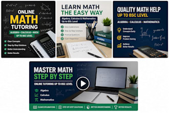 teach algebra, calculus and math up to bsc level