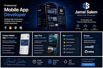 develop a custom mobile app for ios and android