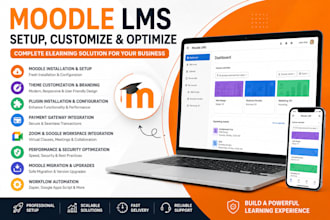 setup customize and optimize moodle lms