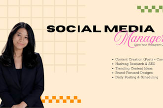 be your social media content manager
