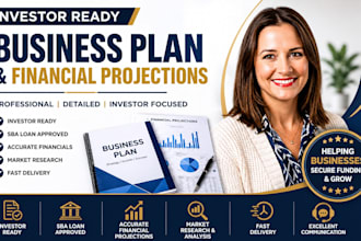 write an investor ready business plan and financial projections