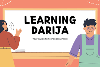 teach you moroccan darija