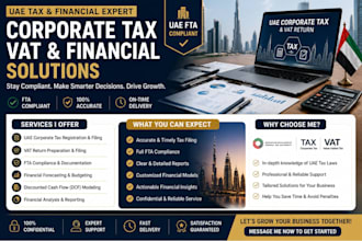 file uae corporate tax vat return fta compliance financial forecast models dcf