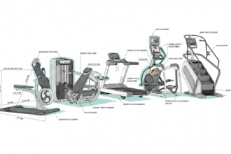 design gym accessories industrial product design, massage tools, fitness product