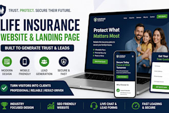 life insurance leads life insurance website life insurance landing page