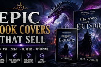 creo copertine per libri fantasy, fantascienza, horror e distopic