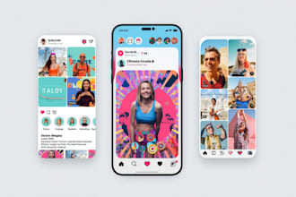 design app screenshot for android and ios, play store app screenshot