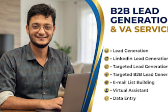 provide b2b lead generation, list building, and VA services
