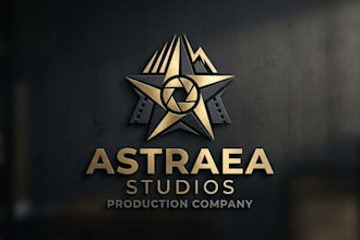 design a cinematic and professional production company logo