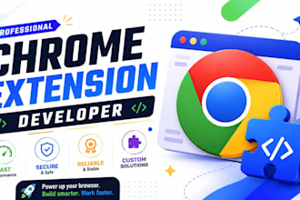 build chrome extension for web automation and data scraping