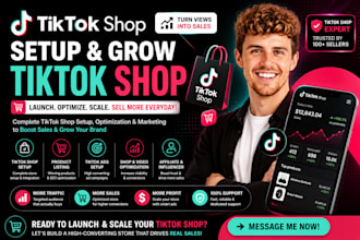 set up tiktok shop tiktok ads tiktok shop manager shopify dropshipping expert