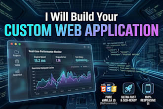 build a premium landing page using vanilla js