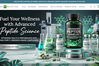 build peptide website woocommerce peptide website peptide store research peptide