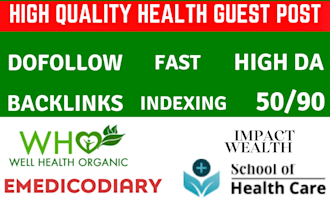 do guest post for your health fitness or medical site