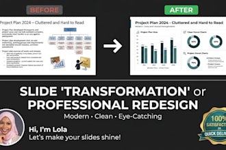 design redesign powerpoint presentation pitch deck goggle slide