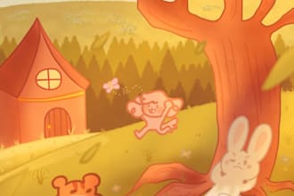 draw custom digital illustrations