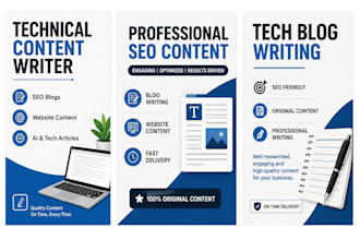 write seo blog and website content
