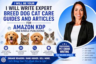 write expert breed dog cat care guides and articles