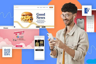 create branded qr code with logo, landing page, scan tracking and analytics