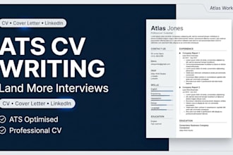 write a professional ats optimized CV and resume